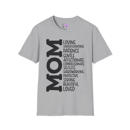 Mom Description Adult T-shirt