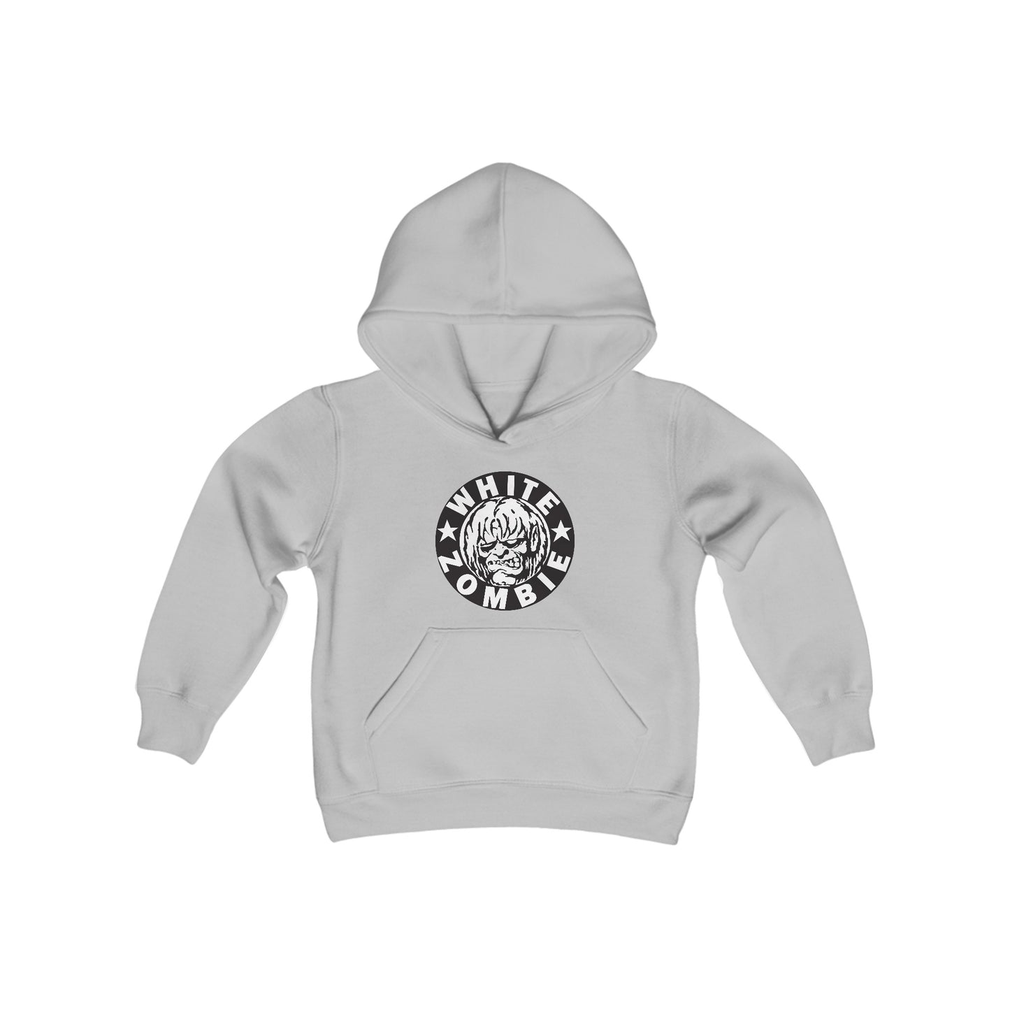 White Zombie Youth Heavy Blend Hooded Sweatshirt