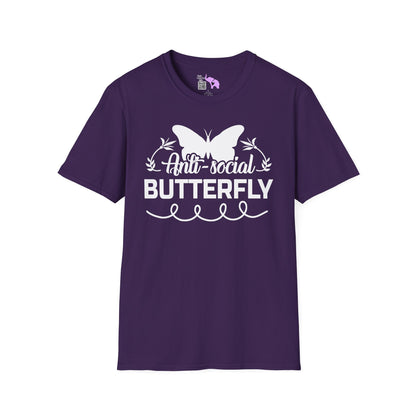 Anti-Social Butterfly Adult T-shirt