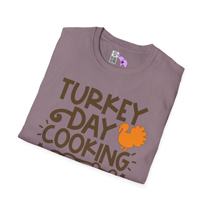 Turkey Day Cooking Crew Adult T-shirt