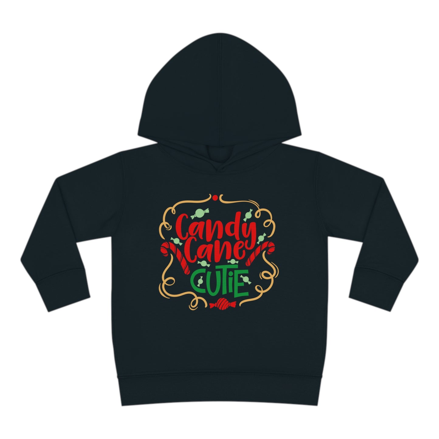 Candy Cane Cutie Toddler Pullover Fleece Hoodie