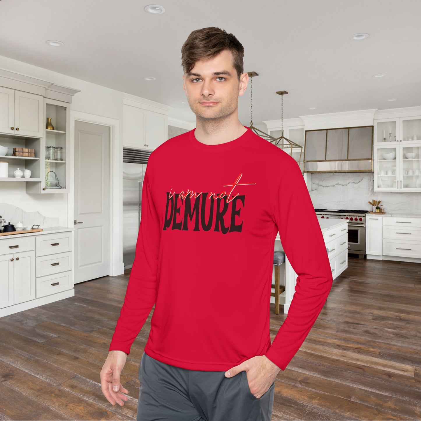 I Am Not Demure Adult Long Sleeve Tee