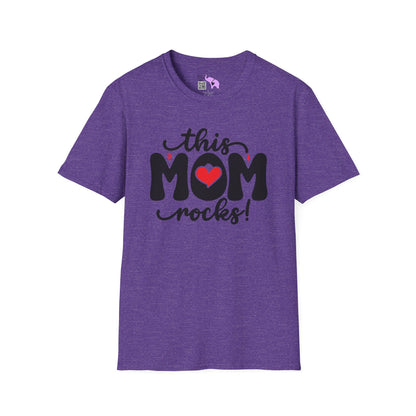 This Mom Rocks Adult T-shirt