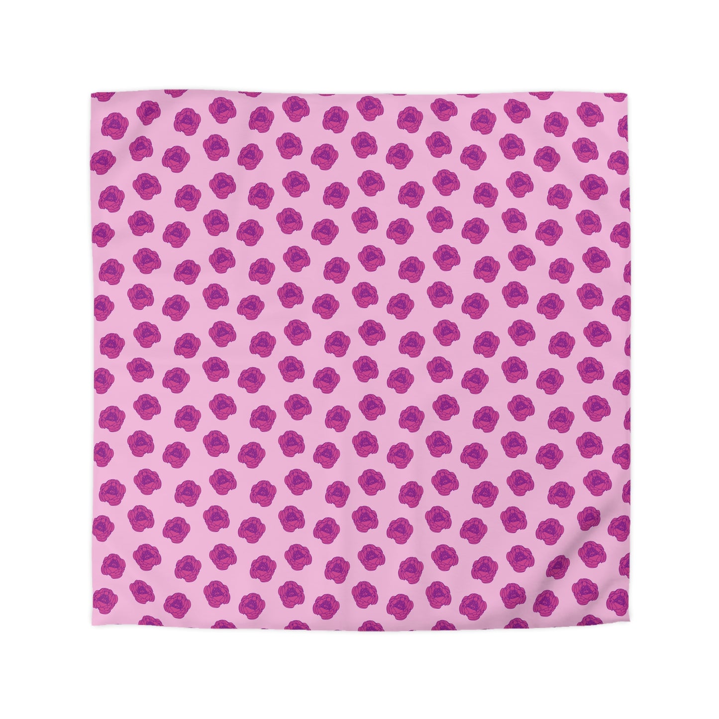 Rosy Dream Peonies Duvet Bedding Set