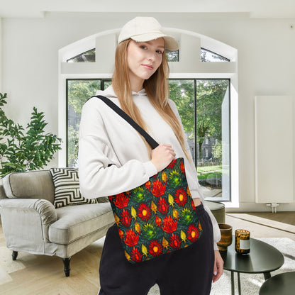 Joyful Burst Canvas Tote Bag