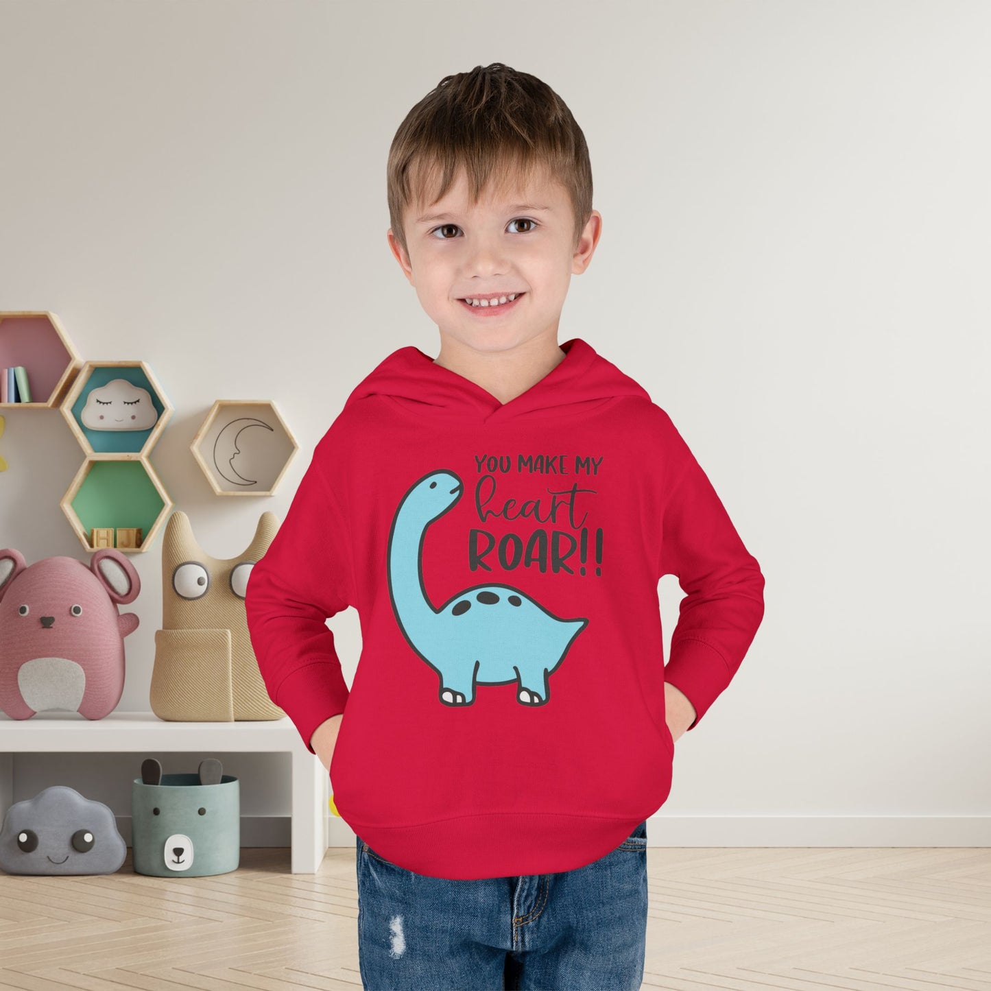 You Make My Heart Roar!! Toddler Hoodie