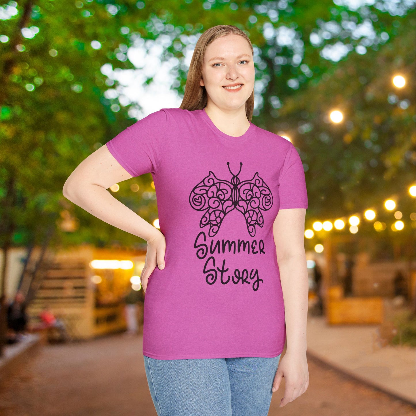 Summer Story (Butterfly) Adult T-shirt