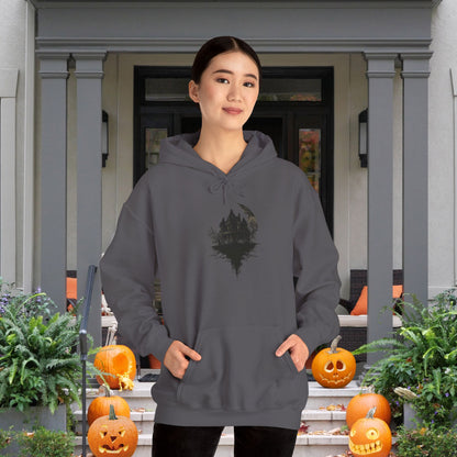 Halloween Haunted House Heavy Blend™ Hooded Sweatshirt