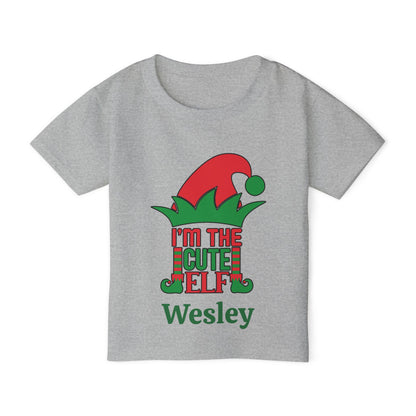 I'm The Cute Elf Personalized Heavy Cotton™ Toddler T-shirt