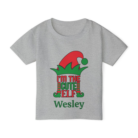 I'm The Cute Elf Personalized Heavy Cotton™ Toddler T-shirt