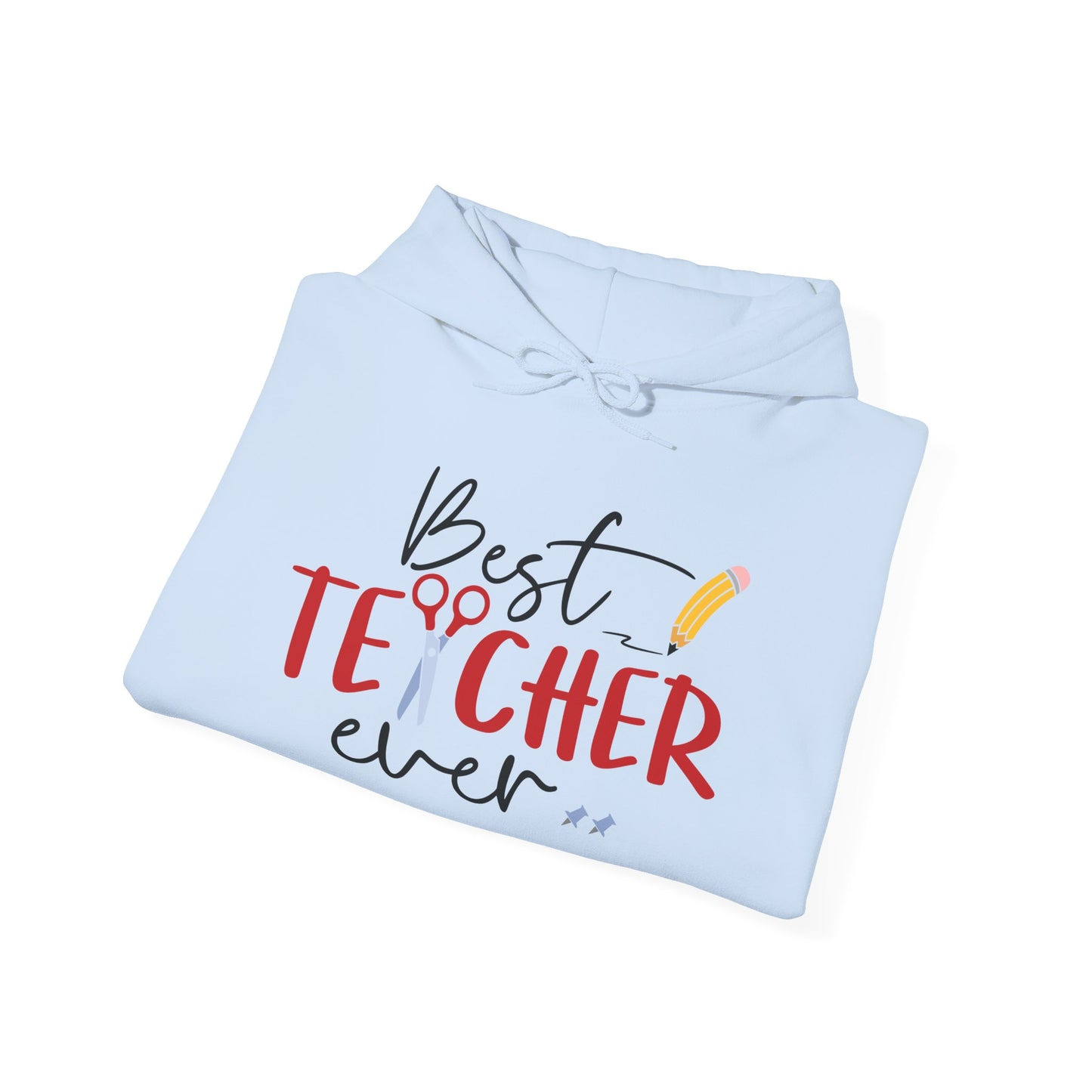 Best Teacher Ever Heavy Blend™ Hooded Sweatshirt