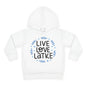 Hanukkah Live Love Latkes Toddler Pullover Fleece Hoodie