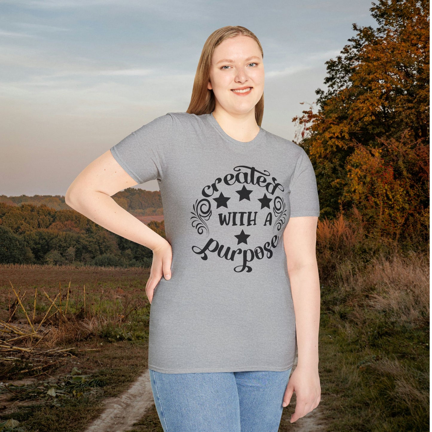 Created With A Purpose Adult T-shirt