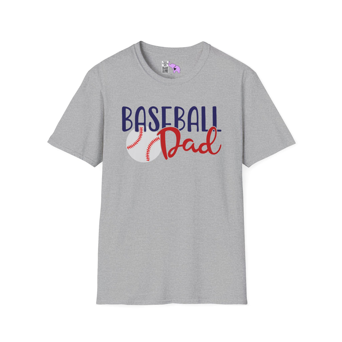 Baseball Dad Adult T-shirt