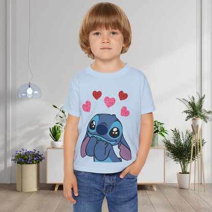 Stitch In Love Heavy Cotton™ Toddler T-shirt