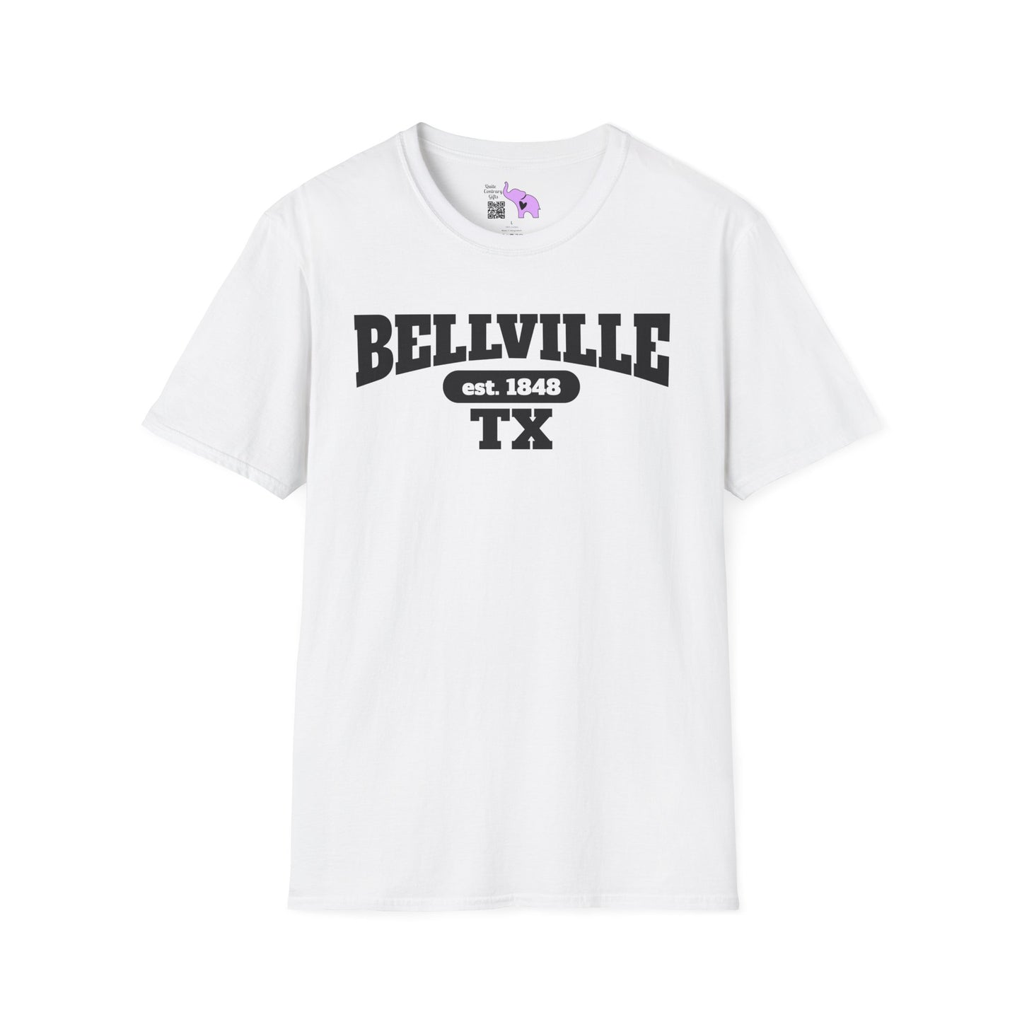 Bellville Tx Est. 1848 Adult T-shirt