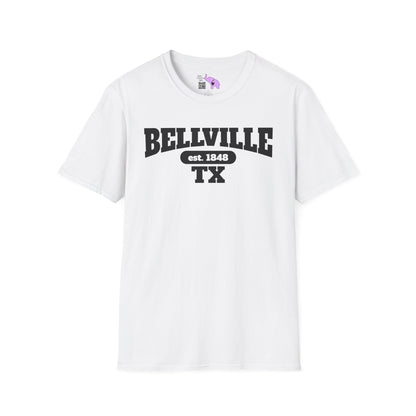 Bellville Tx Est. 1848 Adult T-shirt