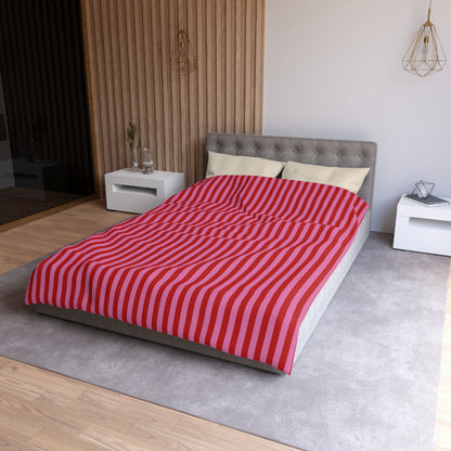 Be Mine Stripes Microfiber Duvet Cover