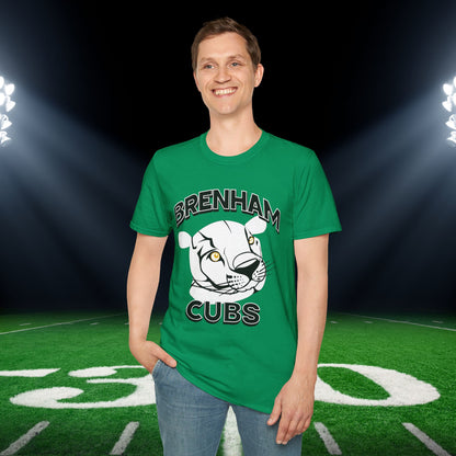 Brenham Cubs w/Mascot Adult T-shirt