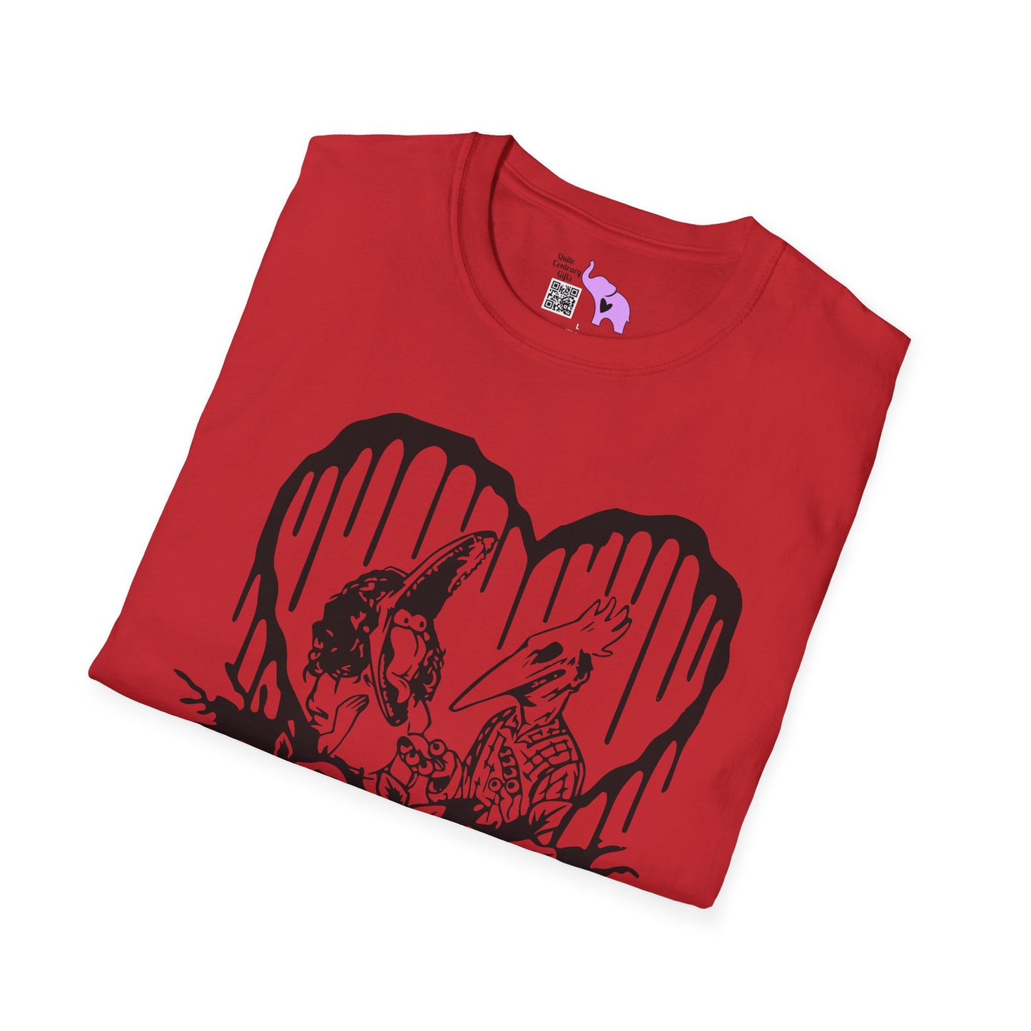 Beetlejuice Barbara & Adam Adult T-shirt