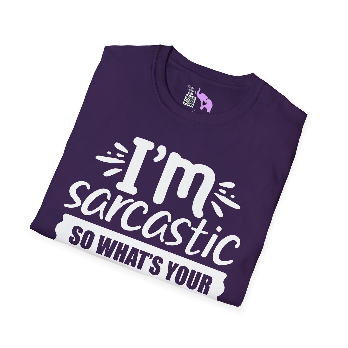 I'm Sarcastic So What's Your Superpower Adult T-shirt