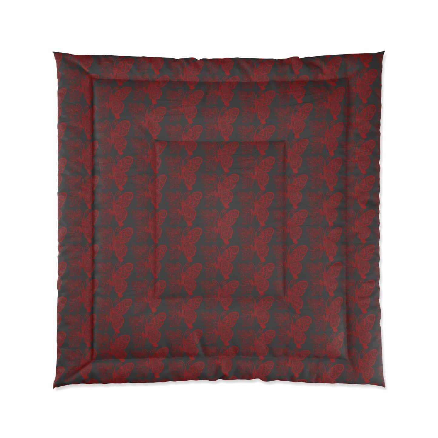Crimson Flutter Comforter