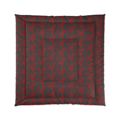 Crimson Flutter Comforter