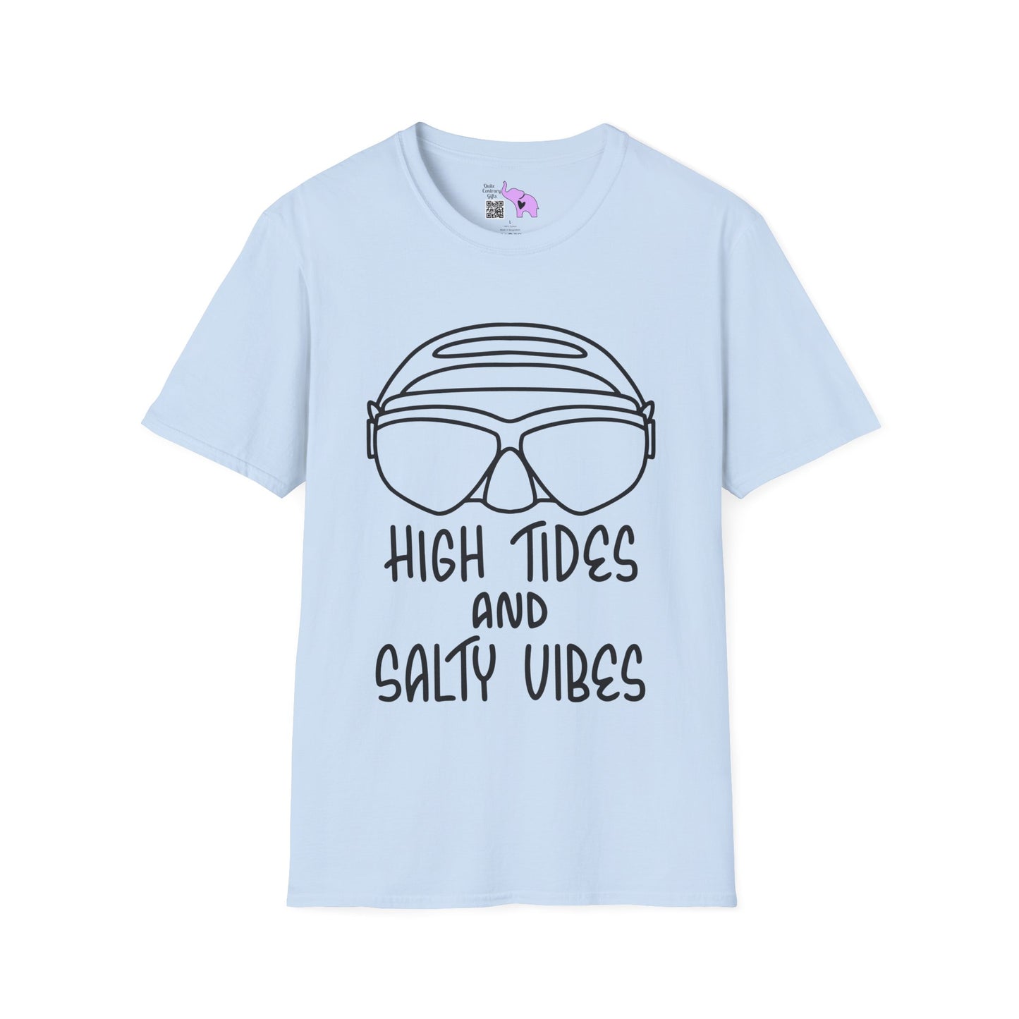 High Tides And Salty Vibes Adult T-shirt