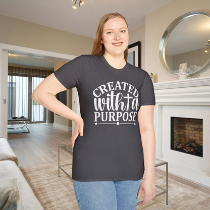 Created With A Purpose (3) Adult T-shirt