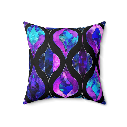 Midnight Cathedral Throw Pillow
