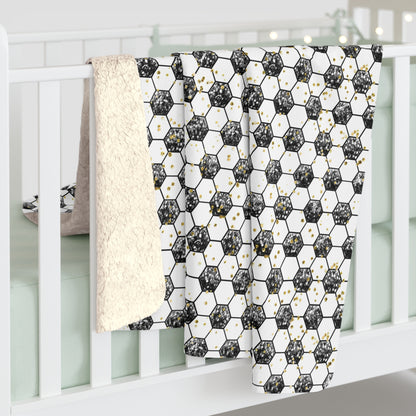 Soccer Gold Rush Fleece Blanket