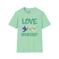 Love Yourself w/Hummingbird Adult T-shirt