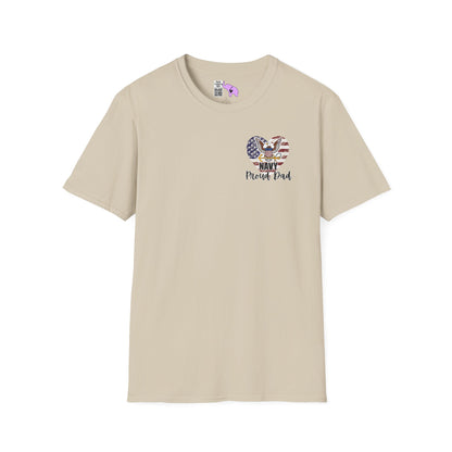 Proud Dad of Sailor US Navy Daughter Adult T-shirt
