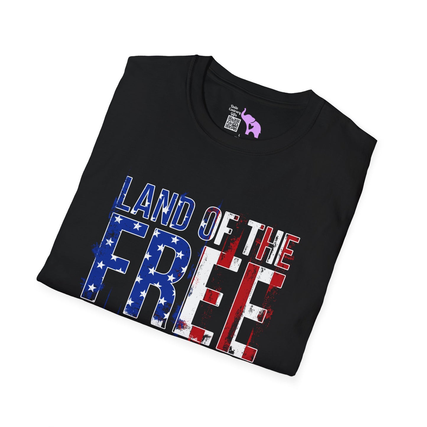 Land of the Free Home of the Brave Adult T-Shirt