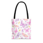 Pastel Butterfly Dreams Canvas Tote Bag
