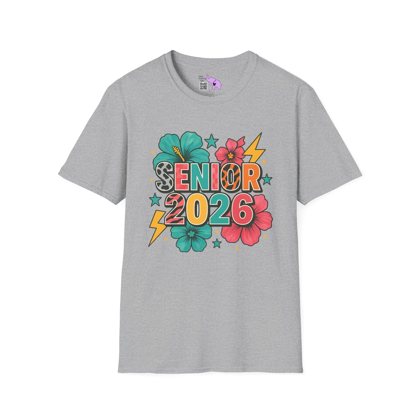 Senior 2026 Flower Power Adult T-shirt