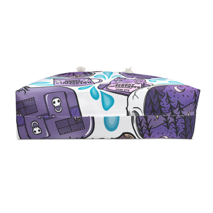 Spooky Camping (White/Purple) Weekender Bag