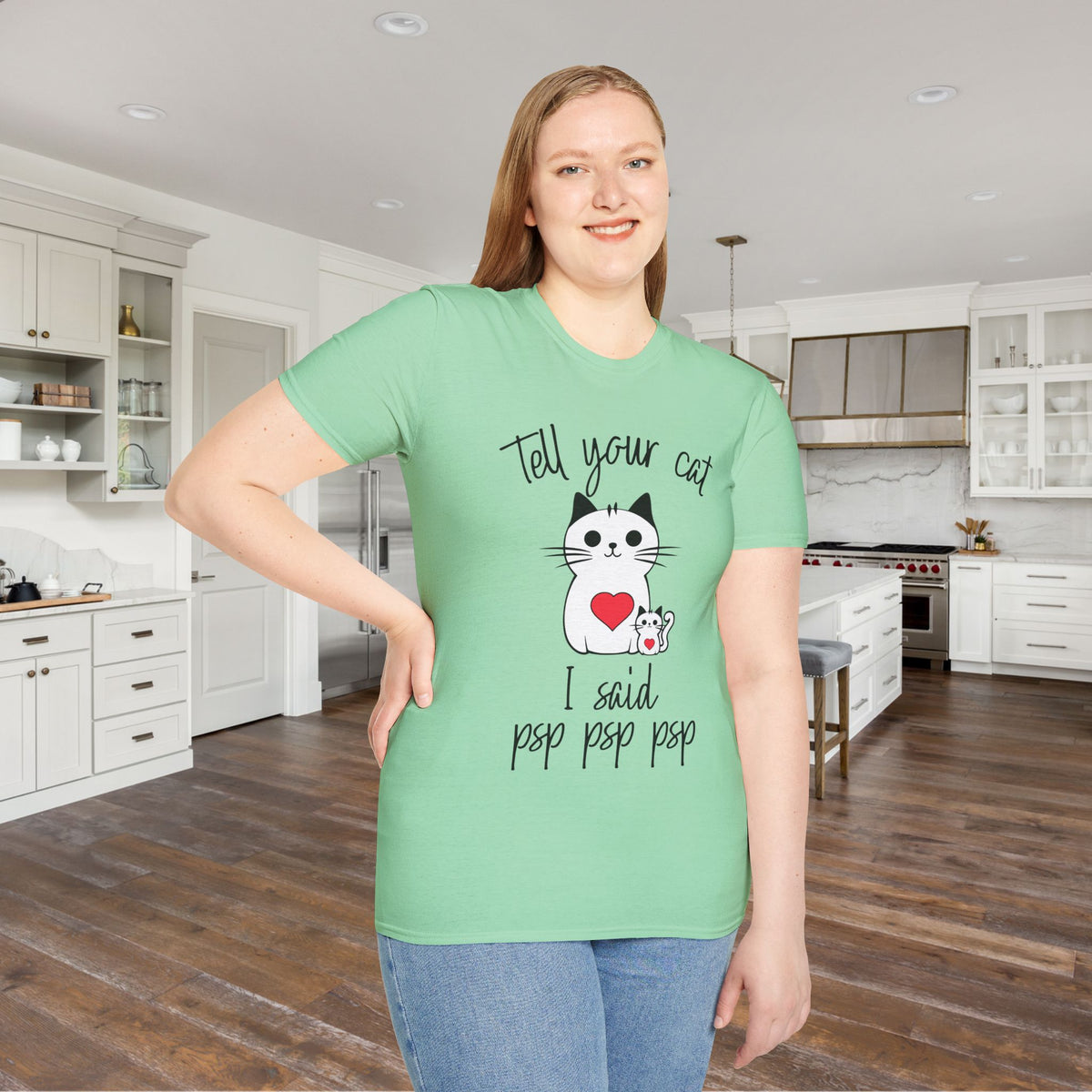 Tell Your Cat I Said Psp Psp Psp Adult T-shirt
