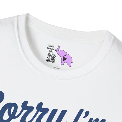 Sorry I'm Late I Was Dilly Dallying (Turtle) Adult T-shirt