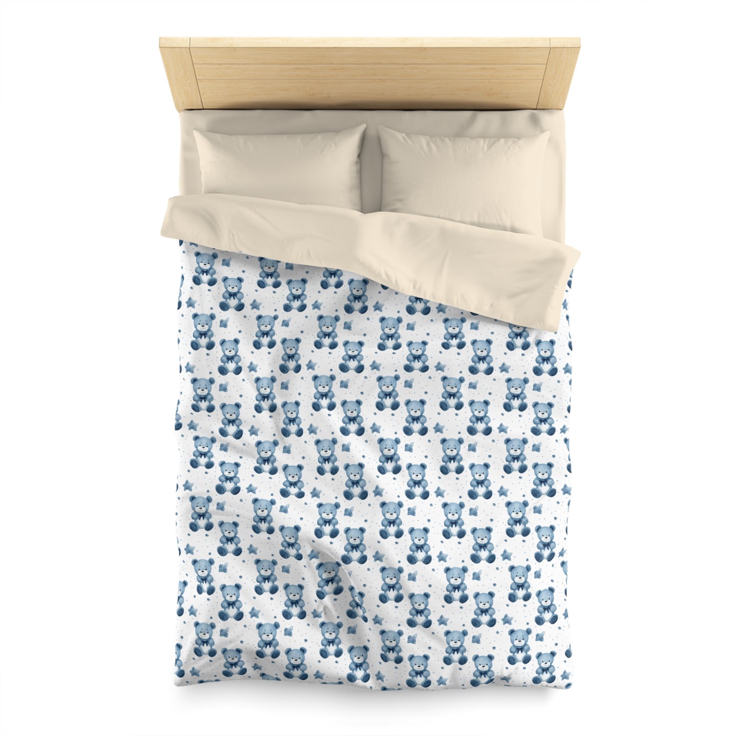 Blue Bear Hugs Duvet Bedding Set