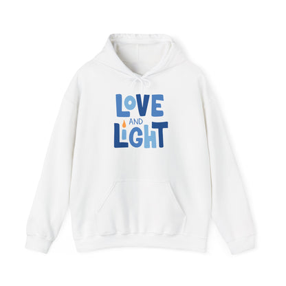 Hanukkah Love & Light 2 Adult Heavy Blend™ Hooded Sweatshirt