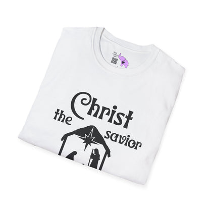 Christ The Savior is Born Adult T-shirt
