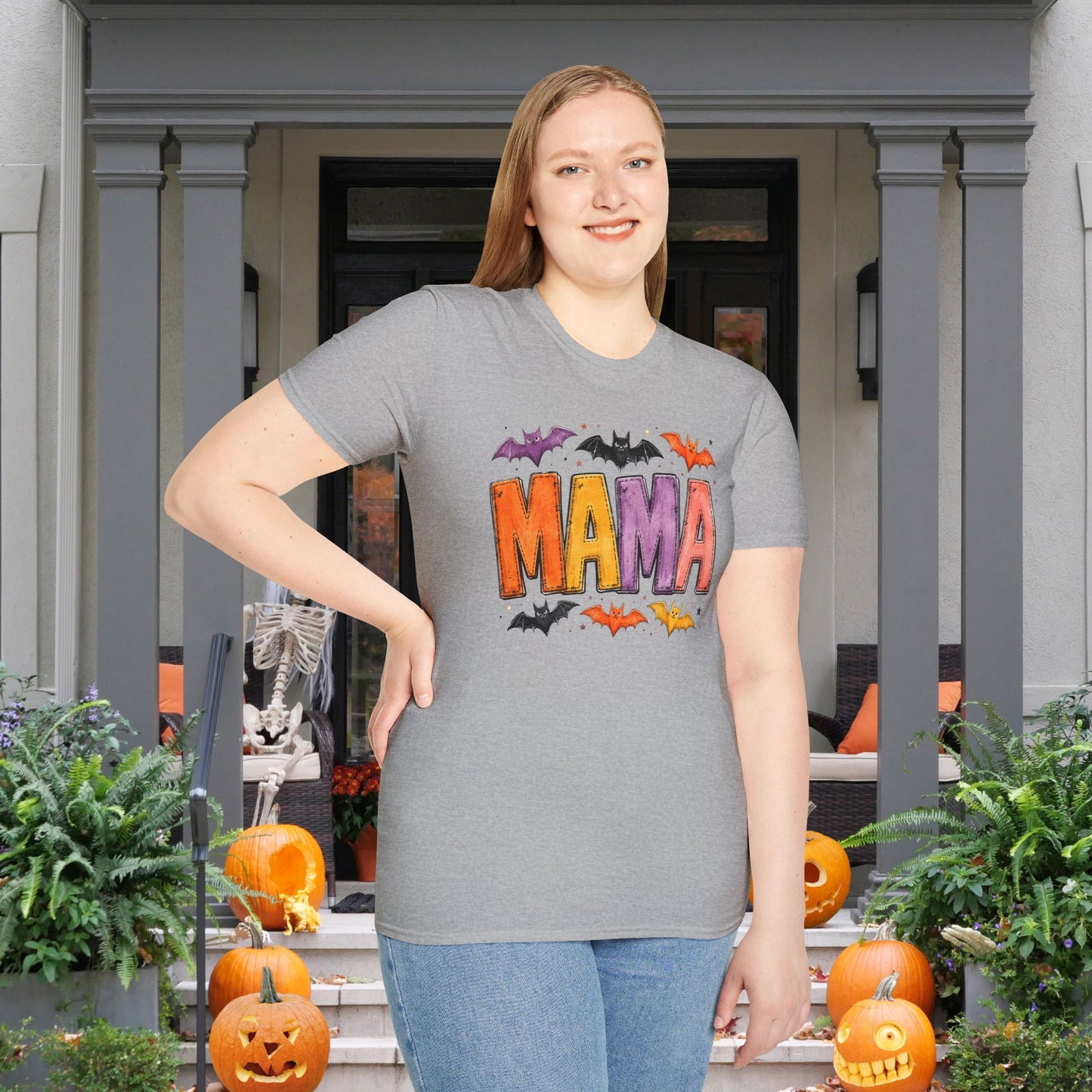 Spooky Mama Adult T-shirt