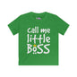 Call Me Little Boss Kids Softstyle Tee