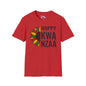 Happy Kwanzaa Sunflower Adult T-shirt
