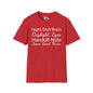 Night Shift Brain Daylight Eyes Handoff Note Same Good Nurse Adult T-shirt