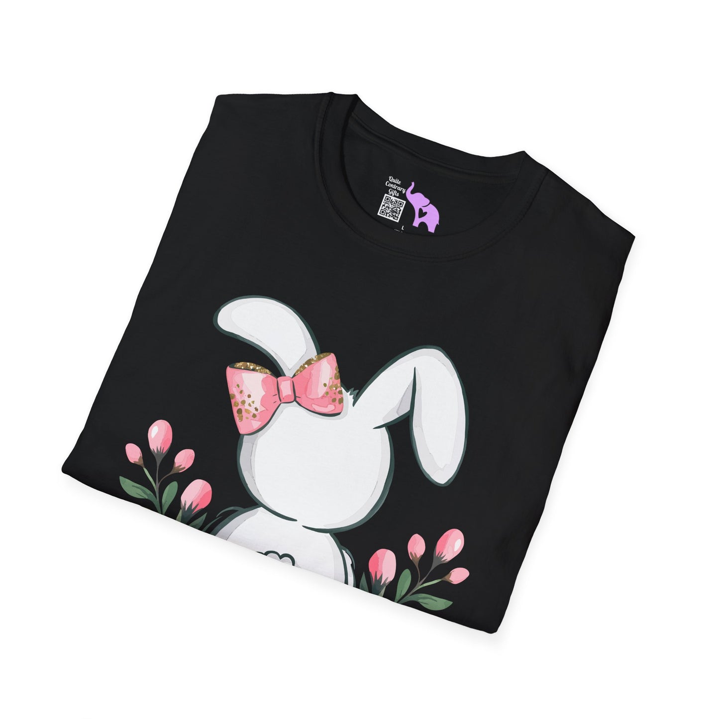 Happy Easter (Bunny Tail) Adult T-shirt