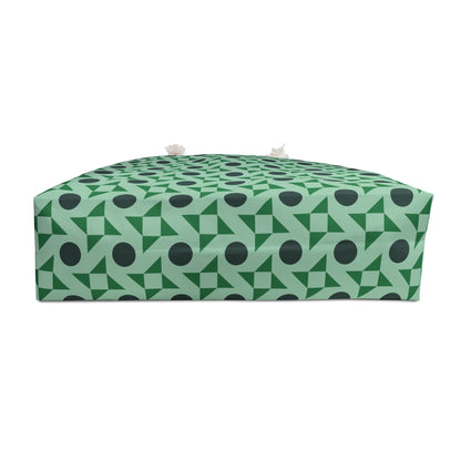 Emerald Pinwheels Weekender Bag