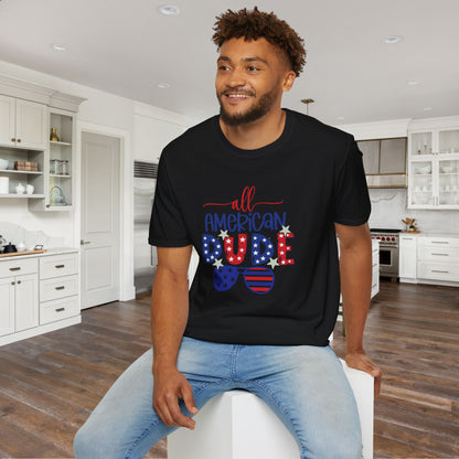 All-American Dude Adult T-shirt
