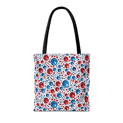Freedom Dots Canvas Tote Bag